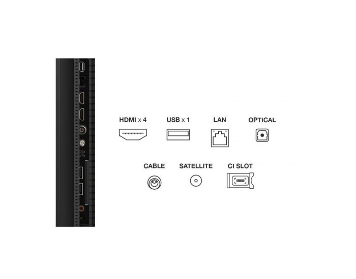 Телевизор TCL 50C6K , 126 см, 3840x2160 UHD-4K , 50 inch, Android , Mini LED , Smart TV