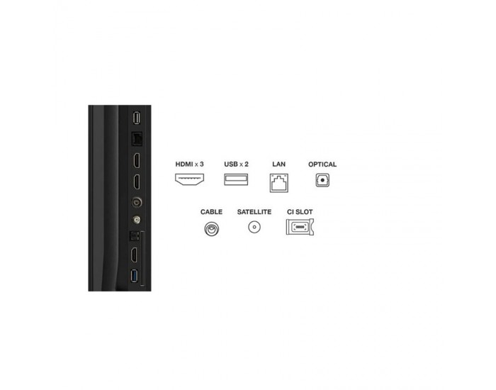 Телевизор TCL 75V6C , 189 см, 3840x2160 UHD-4K , 75 inch, Android , LED , Smart TV