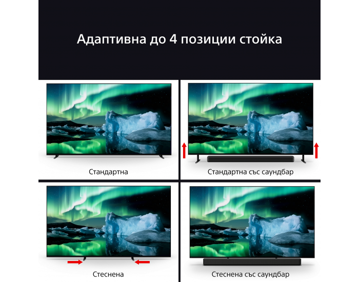 Телевизор Sony K65XR8APB , 164 см, 3840x2160 UHD-4K , 65 inch, Android , OLED , Smart TV