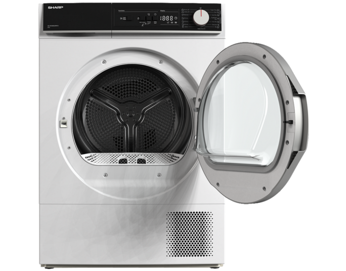 Сушилня Sharp KD-NHA8S6GW1D , 8 kg, D , D , Бял
