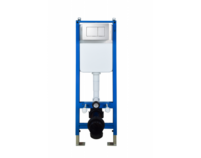 СТРУКТУРА ЗА ВГРАЖДАНЕ С ХРОМ БУТОН 0352 CHROME COMPACT