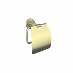 LUSSO BRUSH GOLD ПОСТАВКА ЗА Т.Х С КАПАК 3651BG - Продукти за баня и WC