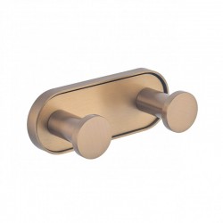 LUSSO ЧЕТКА ROSE GOLD ДВОЙНА ЗАКАЧАЛКА 3653-2BRG - Продукти за баня и WC