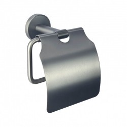 LUSSO CHROME ПОСТАВКА ЗА ТОАЛЕТНА ХАРТИЯ С КАПАК 3651C - Продукти за баня и WC