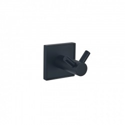 MODENA BLACK MATT ДВОЙНА ЗАКАЧАЛКА 3850-2BM - Продукти за баня и WC