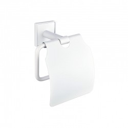 MODENA WHITE MATT ПОСТАВКА ЗА ТОАЛЕТНА ХАРТИЯ С КАПАК 3851WM - Продукти за баня и WC