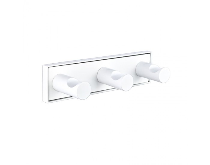 MODENA WHITE MATT ТРОЙНА ЗАКАЧАЛКА 3853-3WM