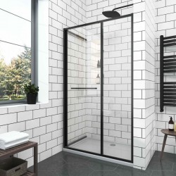 ПРЕГРАДЕН ПАРАВАН GRAZIANA MATTE BLACK - Душ кабини, Корита и Паравани