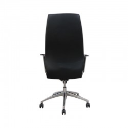 Директорски стол RFG VINCI HB, екокожа, до 150 kg, черен - Офис столове