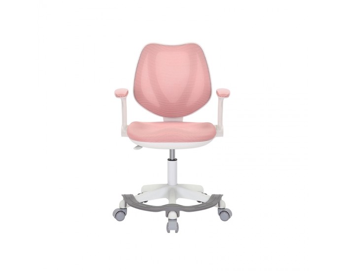 Детски стол RFG Sweety White, меш, до 100 kg, розов