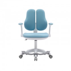 Детски стол RFG Ergo Cute White, текстил, до 100 kg, син - Детски столове