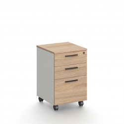 Контейнер за бюро RFG Monaco, 400 х 420 х 620 mm, ПДЧ 16 mm, бряст и бяло - Бюра