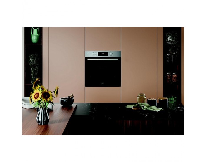 Фурна за вграждане Hotpoint-Ariston HAO 258HSU1F X (ST) , Push бутони , 71 , А+ , Hydrolitic