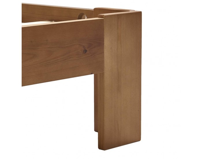 Sonata H Рамка за легло, меденокафява, бор масив, 100x200 см