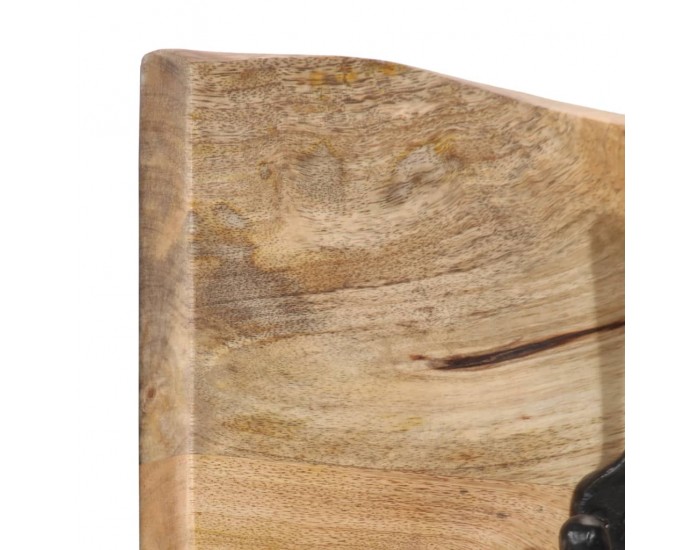 Sonata H Стенна закачалка с 4 куки манго масивно дърво