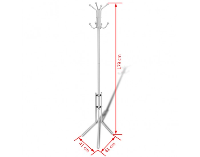 Стилна бяла закачалка за дрехи