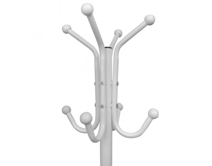 Стилна бяла закачалка за дрехи