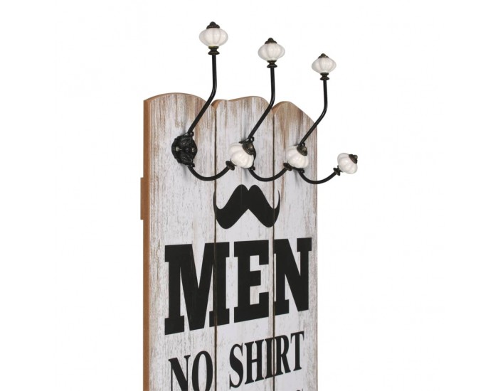 Sonata H Закачалка за дрехи с 6 куки, 120х40 см, MEN LADIES