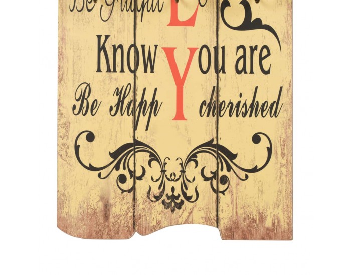 Sonata H Закачалка за дрехи с 6 куки, 120х40 см, FAMILY