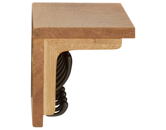 Sonata H Закачалка за палта, 60x16x16 см, дъбов масив