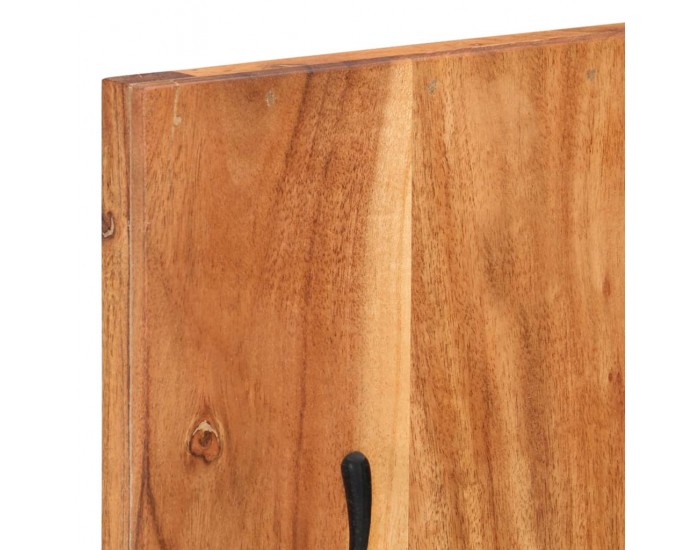 Sonata H Закачалки за стена, 2 бр, 36x3x110 см, акациева дървесина масив