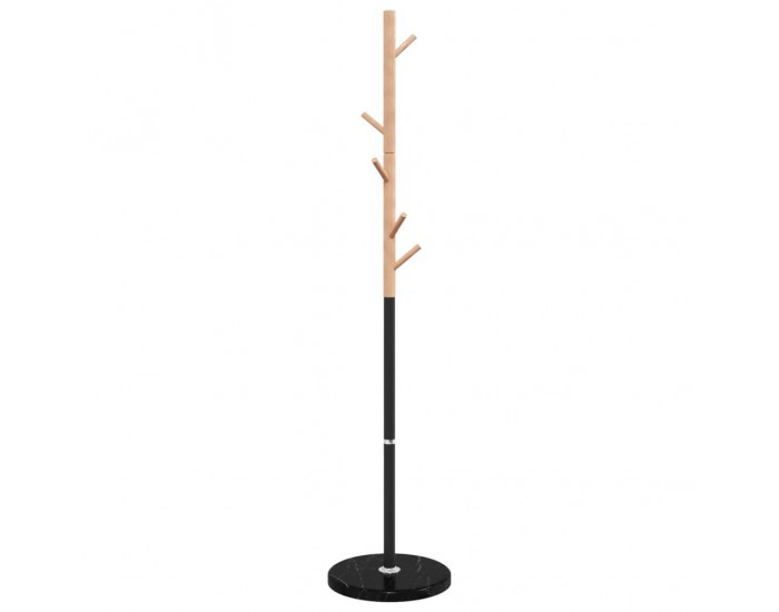 Sonata H Закачалка за връхни дрехи черна 172 см прахово боядисано желязо