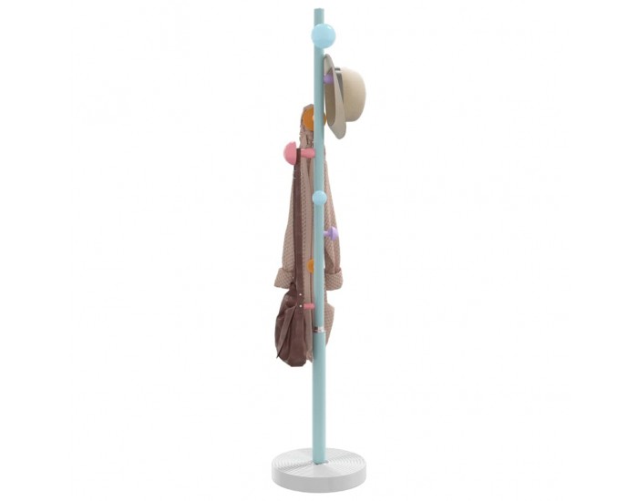 Sonata H Закачалка за връхни дрехи синя 172 см прахово боядисано желязо