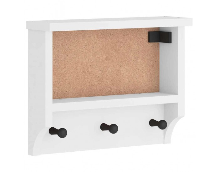 Sonata H Стенна закачалка за палта SANDNES Бяла 45x12x35 cm