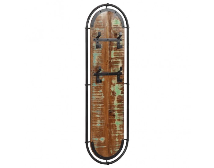 Sonata H Стенни закачалки за дрехи с 4куки 2 бр регенерирано дърво масив