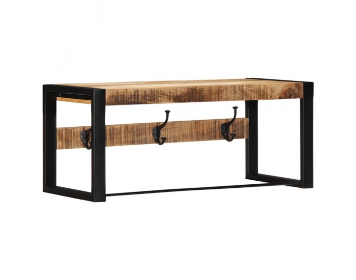 Sonata H Закачалка за палта 80x35x35 cm Масивна груба дървесина Манго