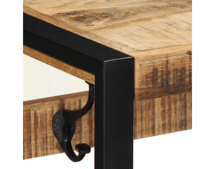 Sonata H Закачалка за палта 80x35x35 cm Масивна груба дървесина Манго