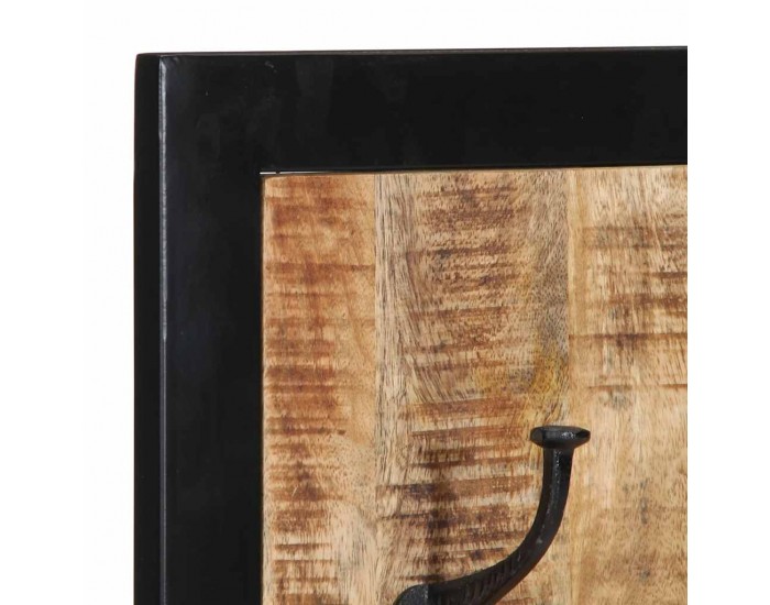 Sonata H Закачалка за палта 40x2x80 cm Масивна груба дървесина Манго