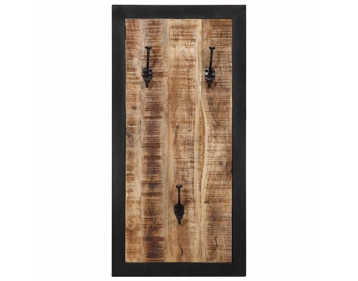 Sonata H Закачалка за палта 40x2x80 cm Масивна груба дървесина Манго