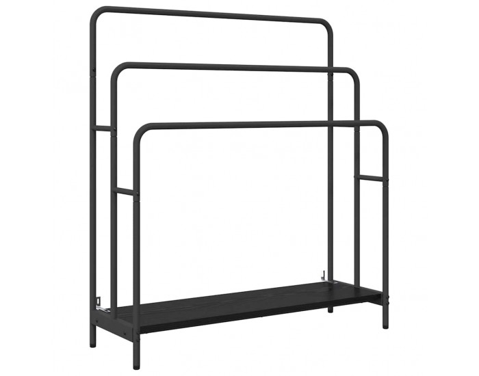 Sonata H Стойка за дрехи Черен дъб 90 x 30 x 100.5 cm Инженерно дърво