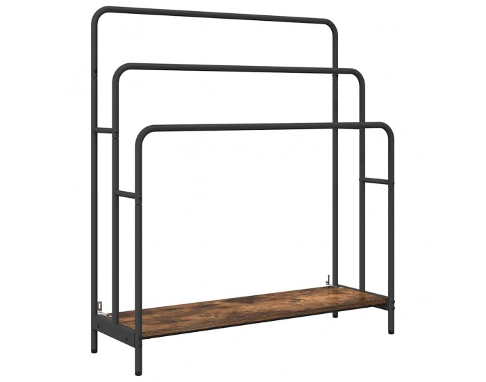 Sonata H Стойка за дрехи Опушен дъб 90 x 30 x 100.5 cm Инженерно дърво