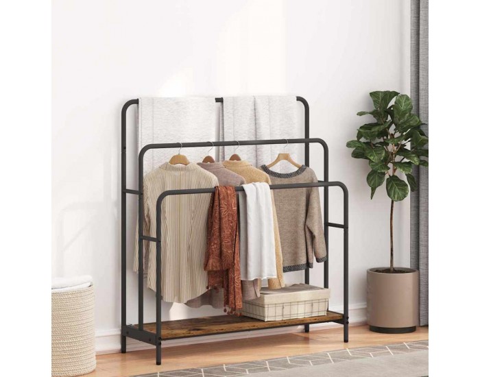 Sonata H Стойка за дрехи Старо дърво 90 x 30 x 100.5 cm Инженерно дърво