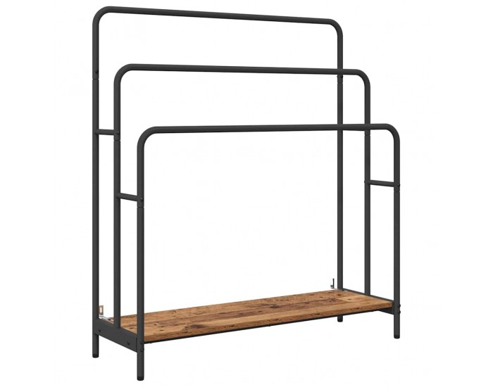 Sonata H Стойка за дрехи Старо дърво 90 x 30 x 100.5 cm Инженерно дърво