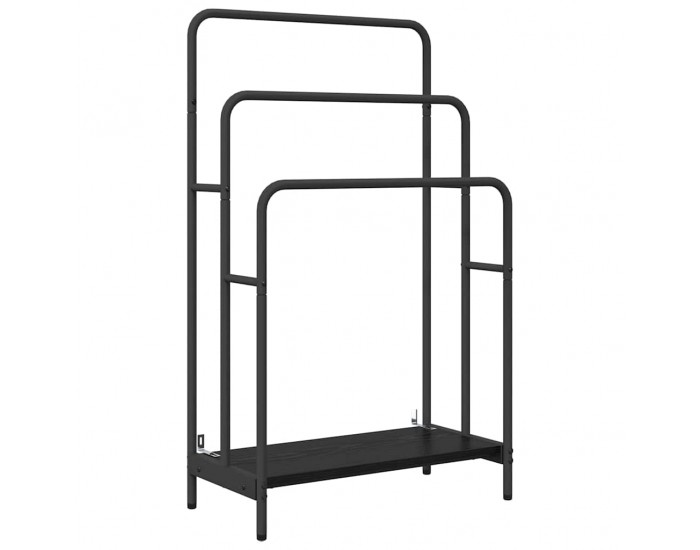 Sonata H Стойка за дрехи Черен дъб 60 x 30 x 100.5 см Инженерно дърво