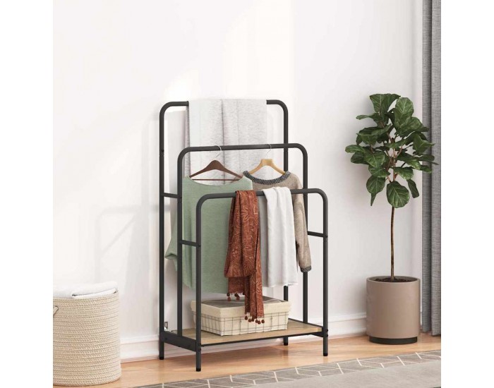 Sonata H Стойка за дрехи дъб сонома 60 x 30 x 100.5 см Инженерно дърво