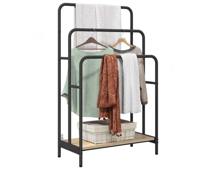 Sonata H Стойка за дрехи дъб сонома 60 x 30 x 100.5 см Инженерно дърво