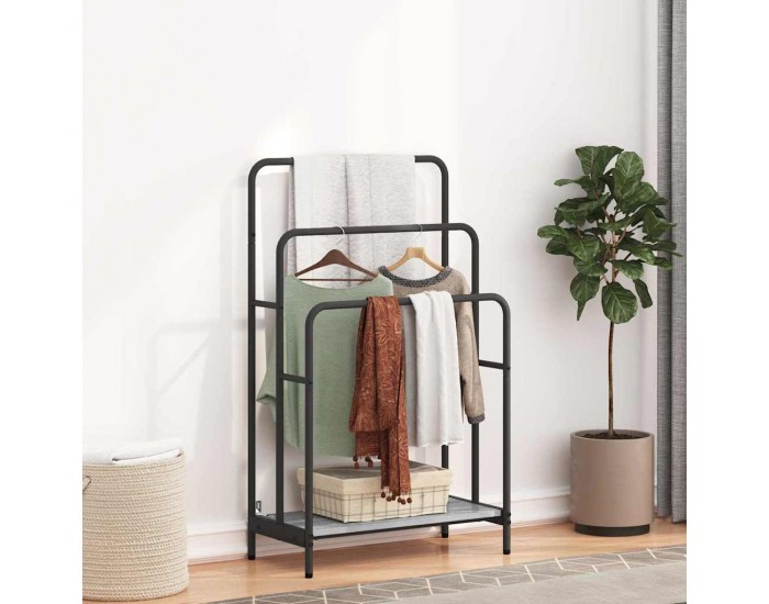 Sonata H Стойка за дрехи Сив сонома 60 x 30 x 100.5 см Инженерно дърво