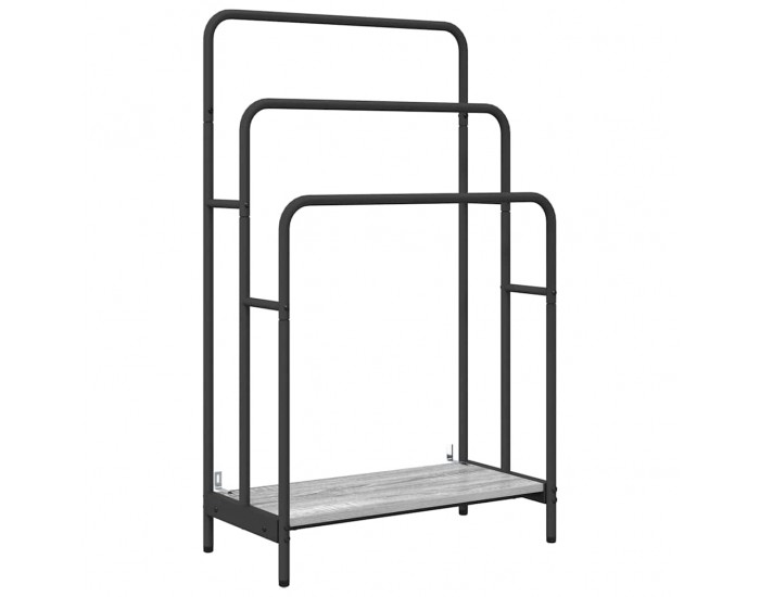 Sonata H Стойка за дрехи Сив сонома 60 x 30 x 100.5 см Инженерно дърво