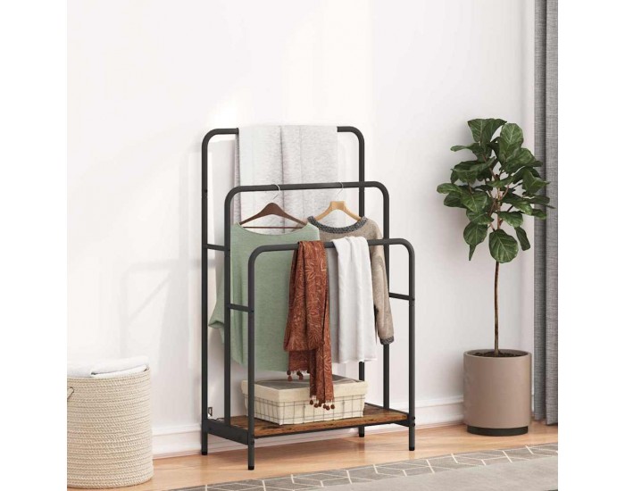 Sonata H Стойка за дрехи Старо дърво 60 x 30 x 100.5 см Инженерно дърво