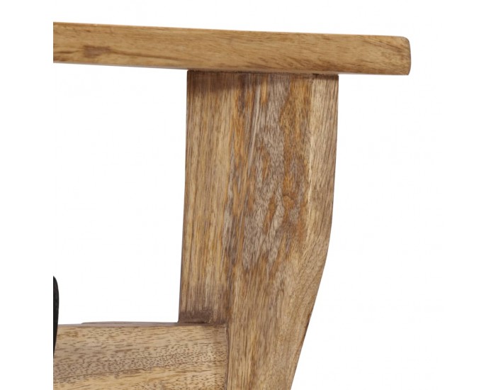 Sonata H Стенна закачалка с 4 куки манго масивно дърво