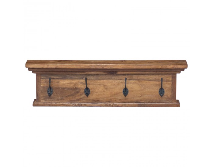 Sonata H Стенна закачалка за палта Естествен 70 x 10 x 20 cm