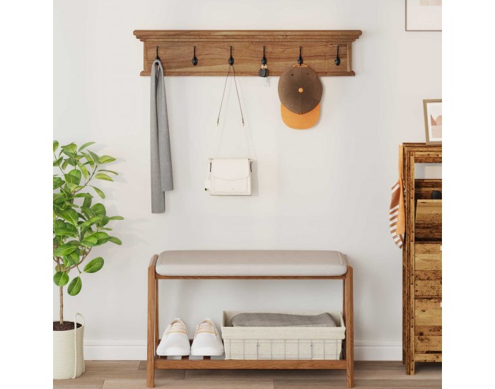 Sonata H Стенна закачалка за палта Естествен 100 x 10 x 20 cm