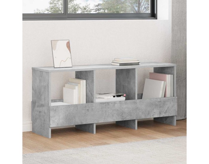 Sonata H Етажерка за списания Циментено сиво 102 x 30 x 45 см