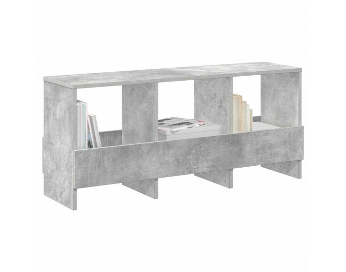 Sonata H Етажерка за списания Циментено сиво 102 x 30 x 45 см