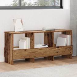 Sonata H Етажерка за списания Старо дърво 102 x 30 x 45 см - Изтривалки и Поставки за чадъри