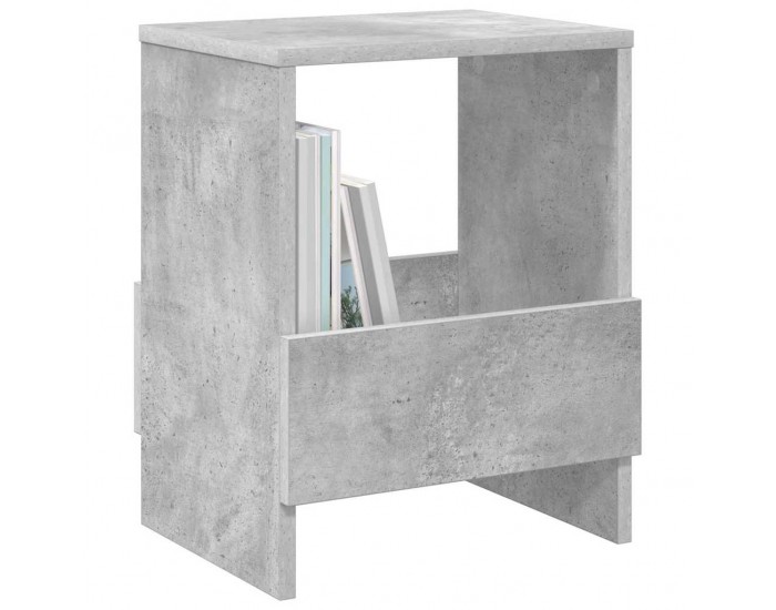 Sonata H Етажерка за списания Циментено сиво 35 x 30 x 45 см